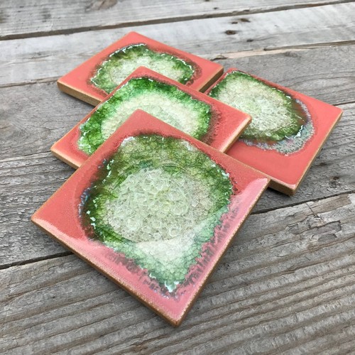 Click to view detail for KB-537 Coaster Set -  Rose Garden  $43