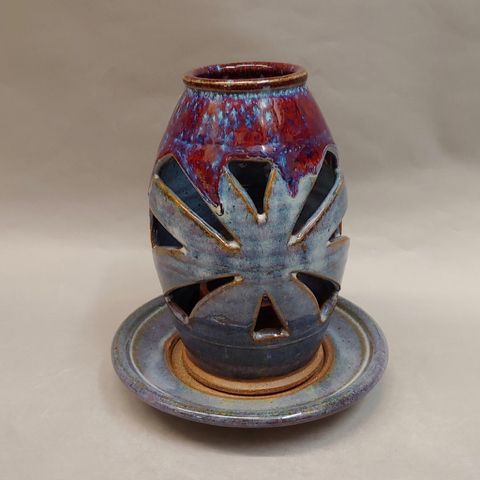 Click to view detail for Lantern Style Candle Holder