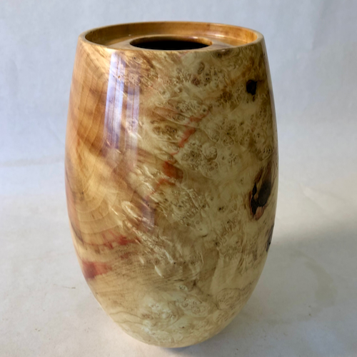 Click to view detail for MH011 Vase, Box Elder, Contemporary $350