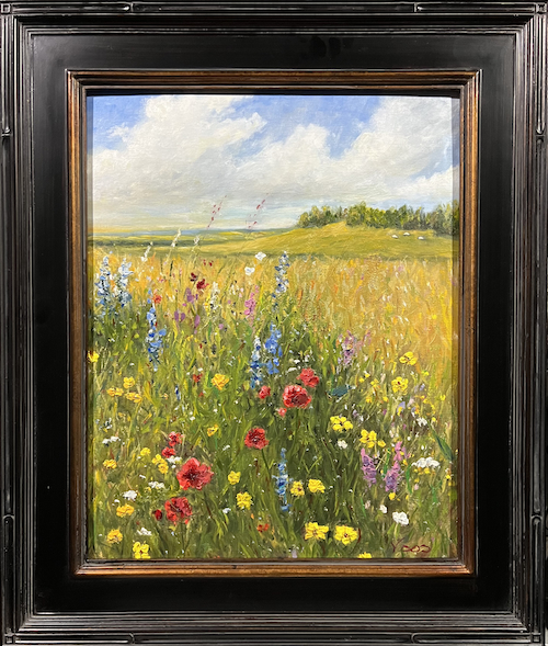 Meadow 20x16 $1000 at Hunter Wolff Gallery