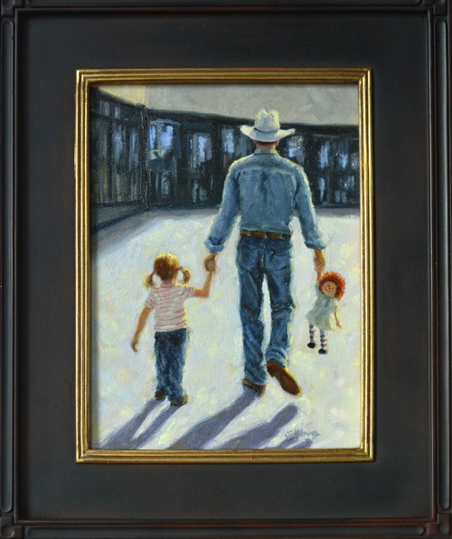 Click to view detail for Measure Of A Man 12x9 $490