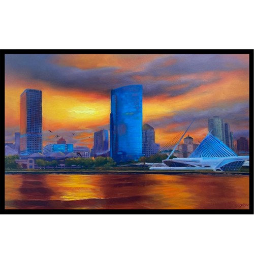 Click to view detail for Milwaukee Skyline 20x30 $2200