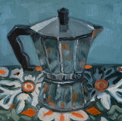 Morning Elixir  6x6  $290 at Hunter Wolff Gallery