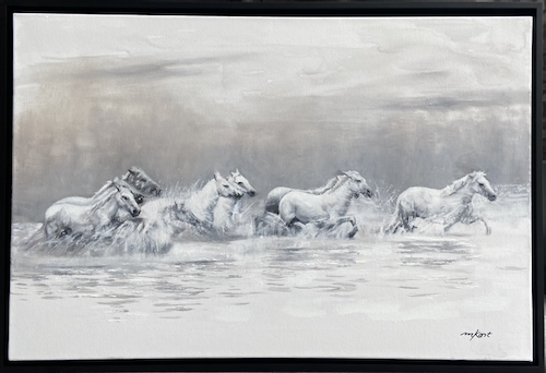 On The Run 20x30 $1700 by MARLENE KORT