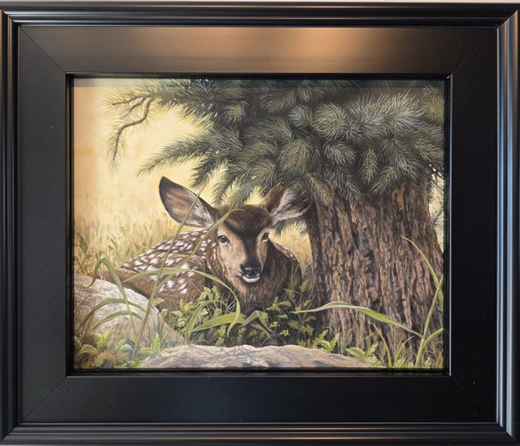 Click to view detail for Pine Tree Lullaby 11x14 $850
