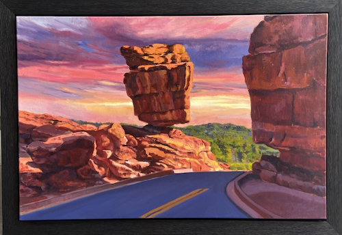 Precarious Balance 20x30 $1700 at Hunter Wolff Gallery