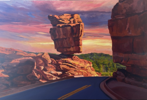 Precarious Balance 20x30 $1700 at Hunter Wolff Gallery