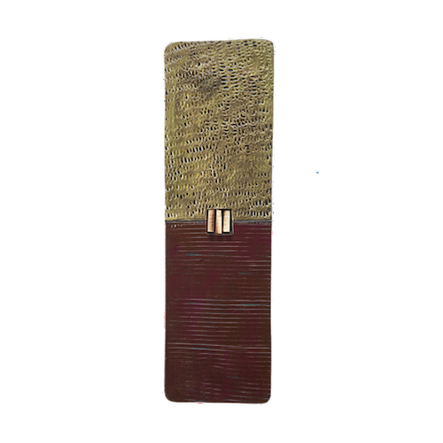 Click to view detail for RC-008 Ceramic Wall Sculpture Zen Rectangle $155