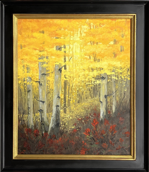Radiant Canopy 24x20 $1925 by KAREN STORM