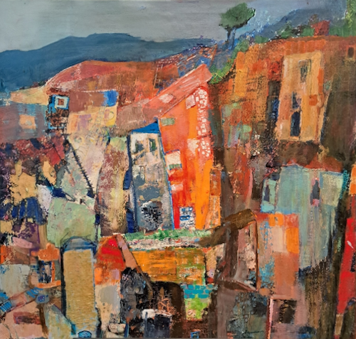 Remember 36x36 $2600 by JOHN SHERMAN