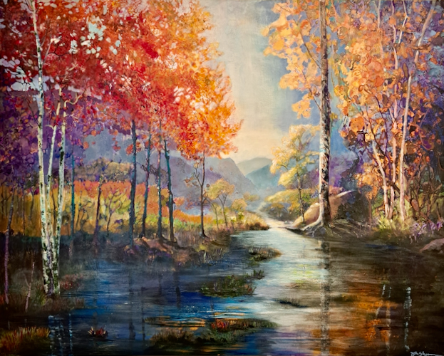 Respite 48x60 $5800 by JOHN SHERMAN
