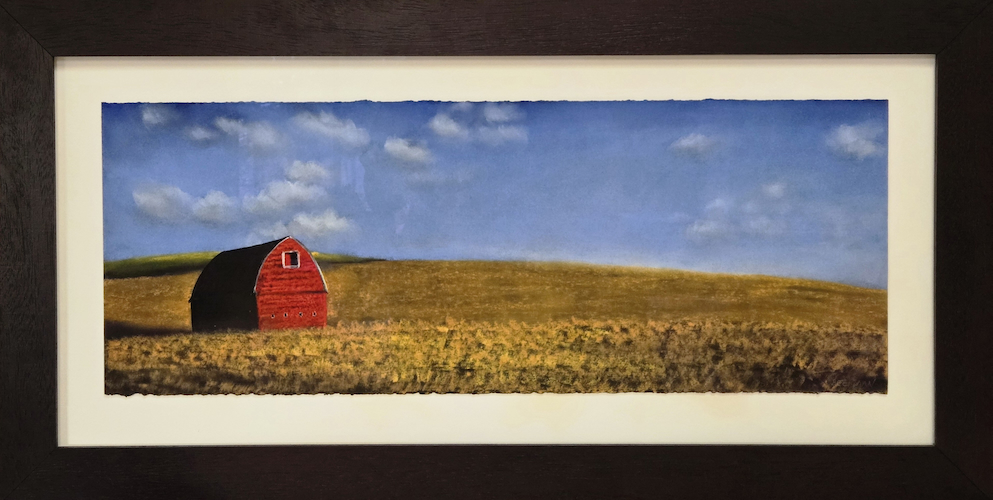 Rolling Prairie 11x30 $2400 at Hunter Wolff Gallery