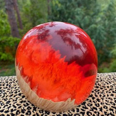 Click to view detail for SH238 Maple & Ruby Red Orb $225