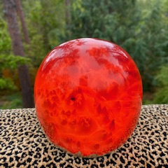 SH238 Maple & Ruby Red Orb $225 at Hunter Wolff Gallery