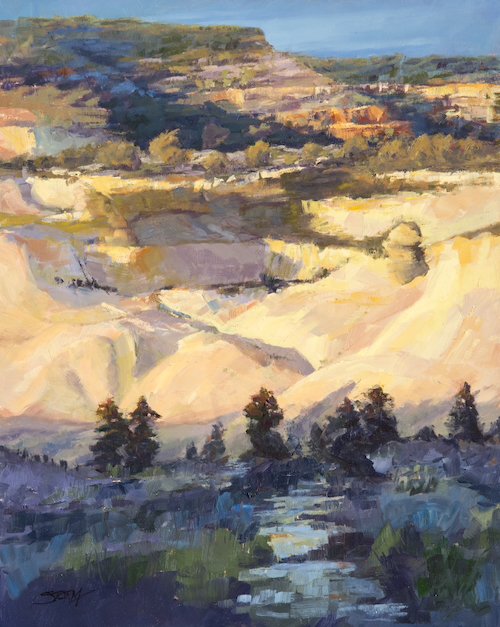 Sacred Lands 16x20 $1300 at Hunter Wolff Gallery