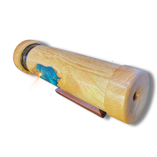 Click to view detail for SC-093 Exotic Hardwood Kaleidoscope $172