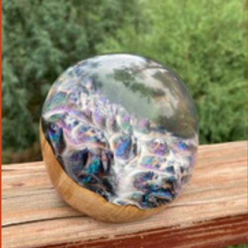Click to view detail for SH242 Maple and Clear Resin, Color-Shifting $225