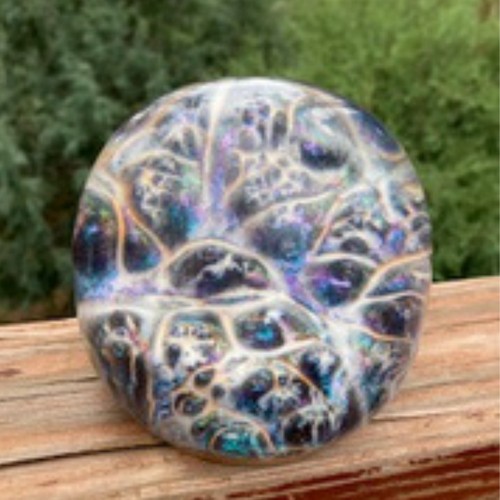 SH242 Maple and Clear Resin, Color-Shifting $225 at Hunter Wolff Gallery