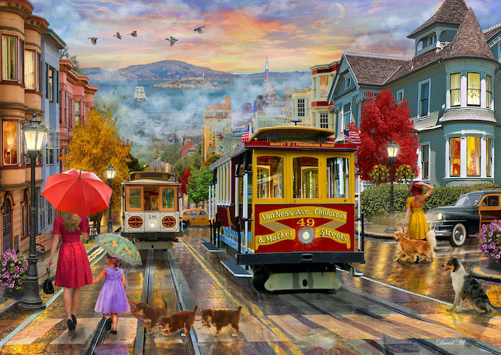 Click to view detail for MP-031 A Sunset In San Francisco 250 pcs $79