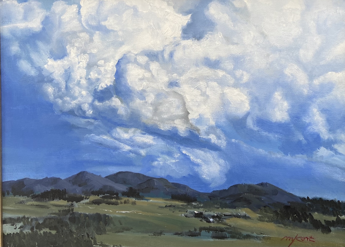 Storm Chasing 12x16 $750 at Hunter Wolff Gallery