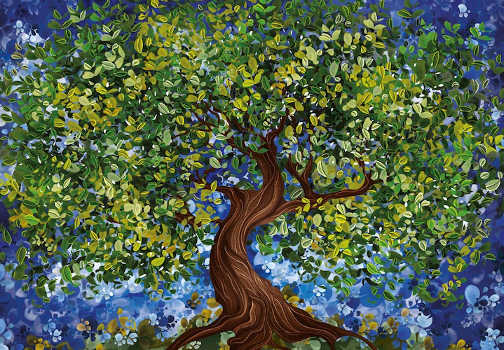 Click to view detail for MP-025 Summer Tree 500 pcs $109
