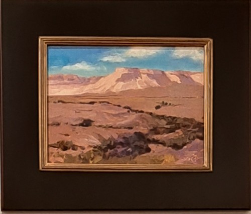 Sunlit Mesa 9x12 $490 at Hunter Wolff Gallery