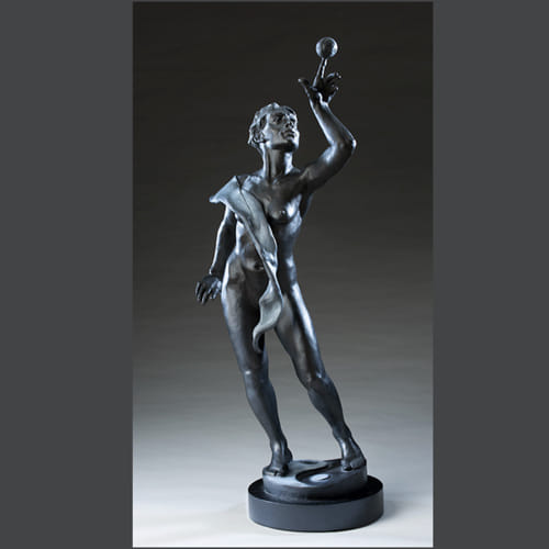 Click to view detail for MB-S051 Sculpture Bronze Tao $6525