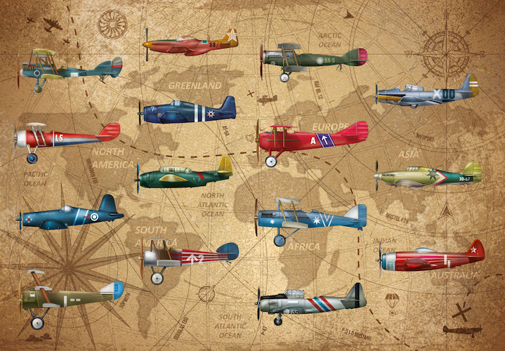 Click to view detail for MP-022 The Aviator's Archive  1000 pcs $180