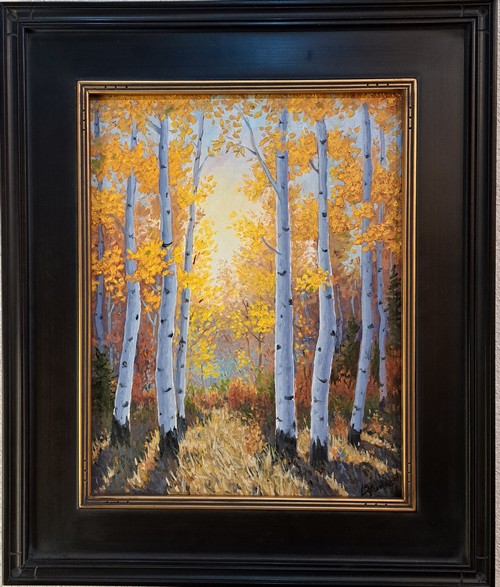 Click to view detail for The Light Shining Through 14x11 $650