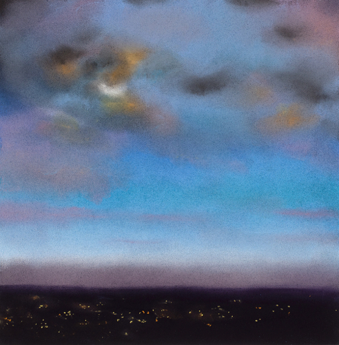The Springs (CO) in the Evening 19x10 $1200 at Hunter Wolff Gallery