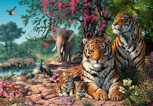 Click to view detail for MP-026 Tiger Sanctuary 250 pcs $79