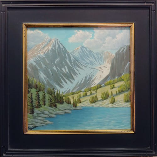 Up In The High Country 12x12 $520 at Hunter Wolff Gallery