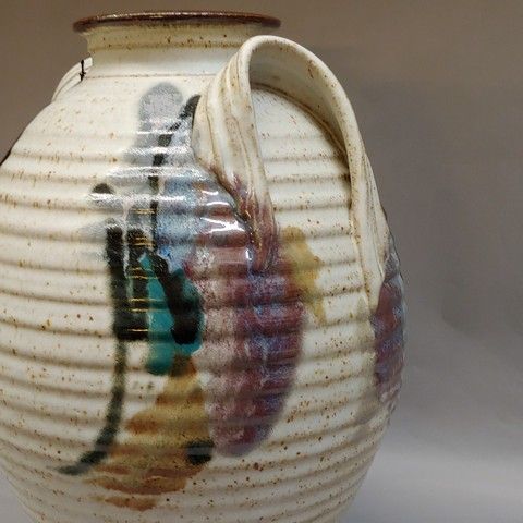 Vase with Handles, 15x10 at Hunter Wolff Gallery