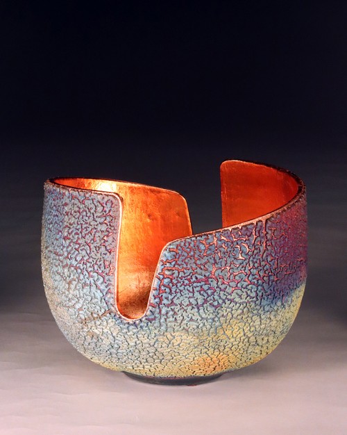 WB-1534 Glowpot 6.5x8.5 $800 at Hunter Wolff Gallery