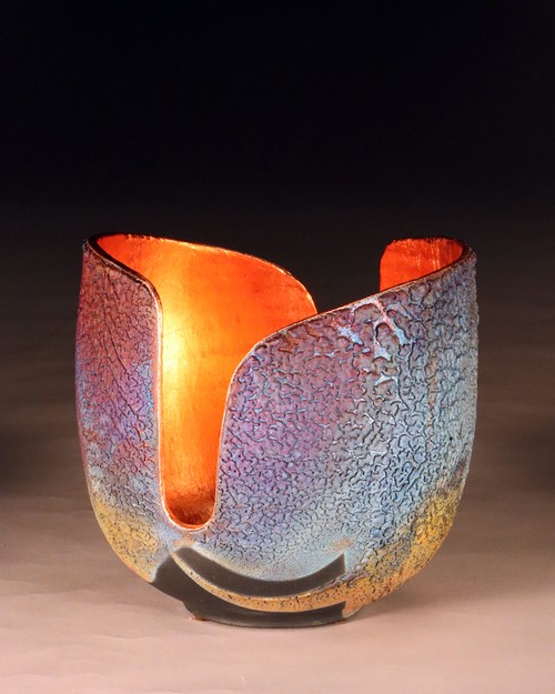 WB-1535 Glowpot 6.5x7  $700 at Hunter Wolff Gallery