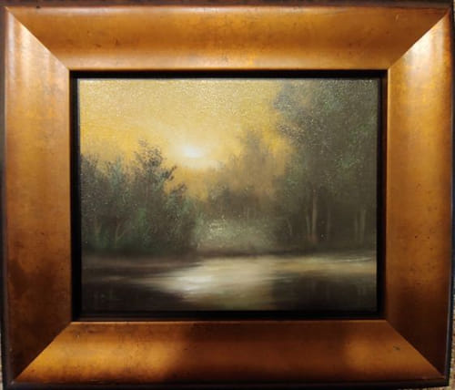 Warm Light 7x9 $725 at Hunter Wolff Gallery