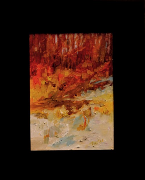 Click to view detail for Winter Forest 7x5 $195