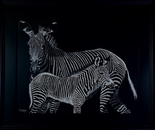 Click to view detail for Yikes Stripes 16x20 $720